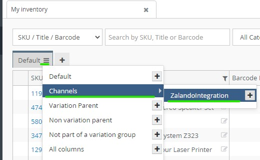 Zalando Listing Creation